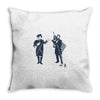 fist bump for liberty Throw Pillow