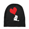 bird love heart animal graph note music party pop art gift Baby Beanies
