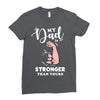 My Dad is Stronger Than Yours Ladies Fitted T-Shirt