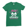 Super Mom-What's Your Superpower? Ladies Fitted T-Shirt