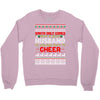 santa only comes once a year husband is always here to cheer Crewneck Sweatshirt
