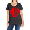 mom Ladies Curvy T-Shirt