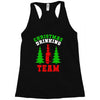 christmas drinking team Racerback Tank