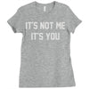 it's not me it's you Ladies Fitted T-Shirt