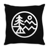 camp bold (for dark) Throw Pillow