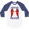 my dad is my angel 3/4 Sleeve Shirt