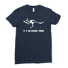 cricket it's an aussie thing Ladies Fitted T-Shirt