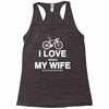 i love when my wife lets me buy another bike Racerback Tank