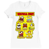 7 menopausal dwarfs, ideal gift or birthday present. Ladies Fitted T-Shirt
