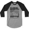 clebrity hip hop nutrition 3/4 Sleeve Shirt