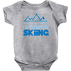 i'd rather be skiing Baby Bodysuit