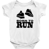 born to run Baby Bodysuit