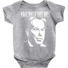 tony blair homage Baby Onesie