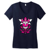 samurai pink ranger Women's V-Neck T-Shirt