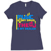 music is my drug Ladies Fitted T-Shirt