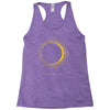 come the sun solar eclipse Racerback Tank