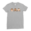 new! monkey Ladies Fitted T-Shirt