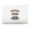 Super Cool Father Of A Freaking Awesome Son Accessory Pouches