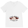 March Peeking Out Baby Boy V-Neck Tee