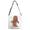 hug a wookiee Adjustable Strap Totes