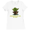 size matters not Ladies Fitted T-Shirt
