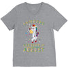 UNICORNS ARE BORN IN AUGUST V-Neck Tee