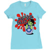 zombie geek Ladies Fitted T-Shirt