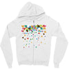 Flying Paper Planes Zipper Hoodie