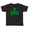 leprechauns made me do it Toddler T-shirt