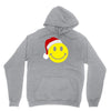 smiley face wears santa hat merry christmas Unisex Hoodie