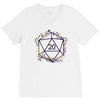 20 Dice Flowers V-Neck Tee