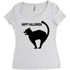 happy halloween Women's Triblend Scoop T-shirt
