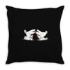 chicken fight Throw Pillow