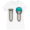 lace Ladies Fitted T-Shirt