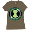 omnitrix symbole ben10 Ladies Fitted T-Shirt