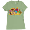 friends doodle!! Ladies Fitted T-Shirt