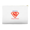 bob is super dad Accessory Pouches