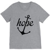 hope anchor religious V-Neck Tee
