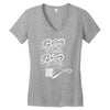 beer doesn't ask silly questions Women's V-Neck T-Shirt