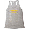 Aries Facts Zodiac Racerback Tank
