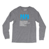Papa Noun Definition Long Sleeve Shirts