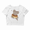 Pusheen the Cat Muscular with Donut Crop Top