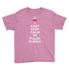 i can't keep calm i'm polish kurwa poland Youth Tee