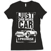 Just One More Car I Promise Ladies Fitted T-Shirt