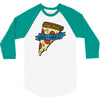 life is a pizza party 3/4 Sleeve Shirt