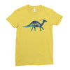 Princess Dinosaur Ladies Fitted T-Shirt