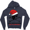 skull christmas Zipper Hoodie