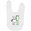 irish unicorn Baby Bibs