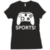 sports video games Ladies Fitted T-Shirt