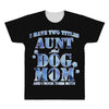 i have two tıtles aunt and dogmom an i rock them both flowers All Over Men's T-shirt